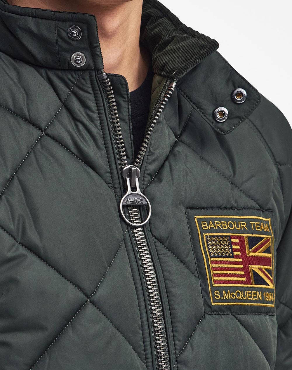 BARBOUR INTERNATIONAL ΜΠΟΥΦΑΝ MQU1326-BIGN91 DarkGreen φωτογραφία