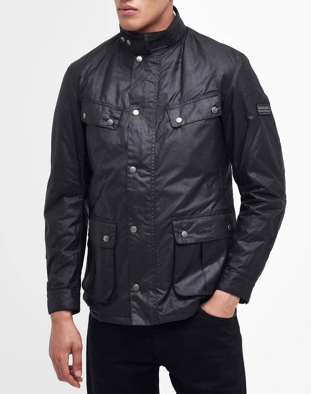 BARBOUR INTERNATIONAL BARBOUR INTERNATIONAL ΜΠΟΥΦΑΝ ΚΕΡΩΜΕΝΟ MWX0337-BIBK91.1 Black