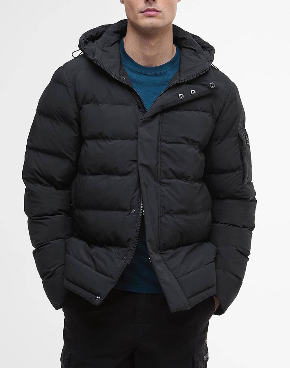 BARBOUR INTERNATIONAL BARBOUR INTERNATIONAL ΜΠΟΥΦΑΝ MQU1873-BIBK11 Black