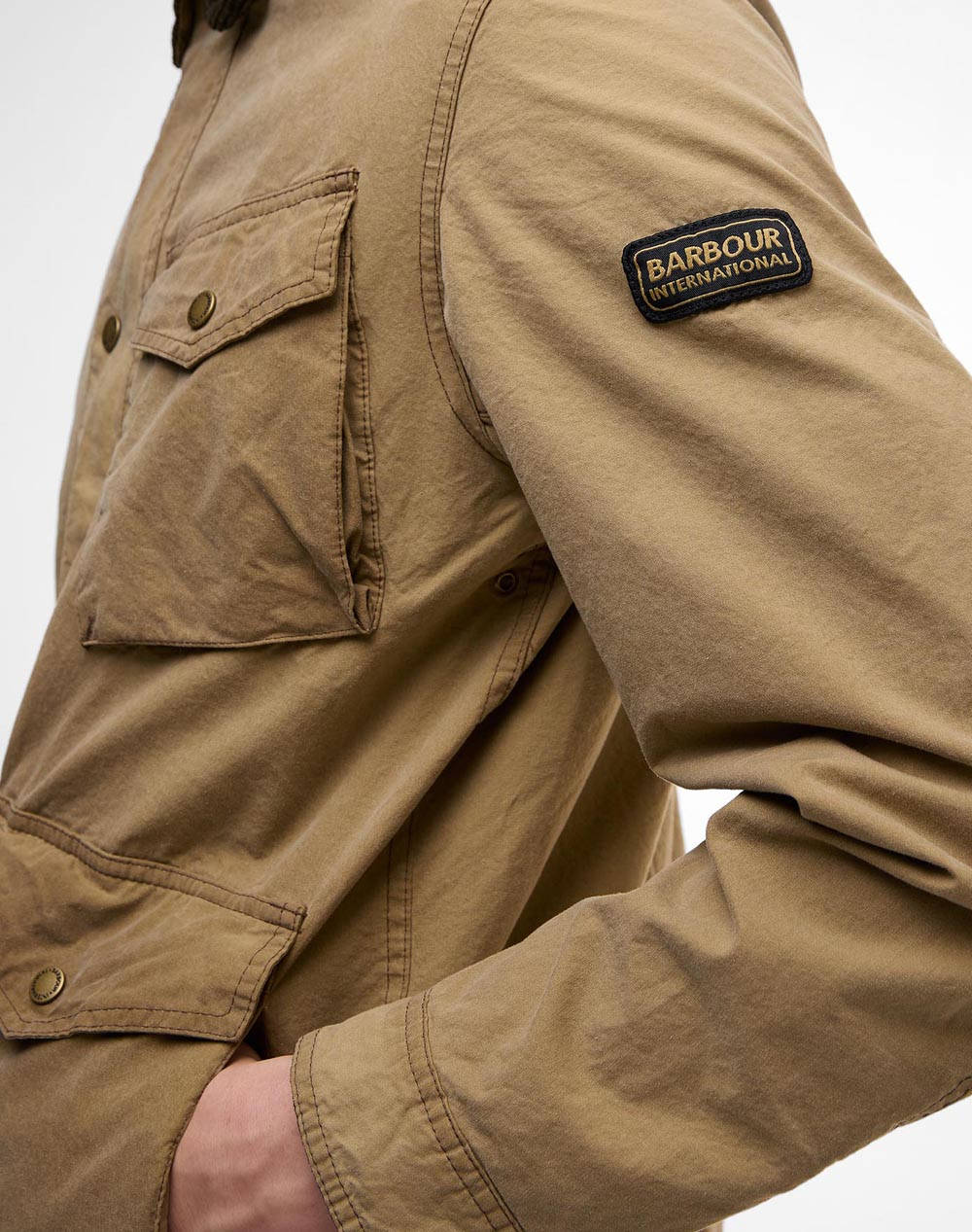 BARBOUR INTERNATIONAL ΜΠΟΥΦΑΝ MWX2505-BISN31 SandyBrown φωτογραφία