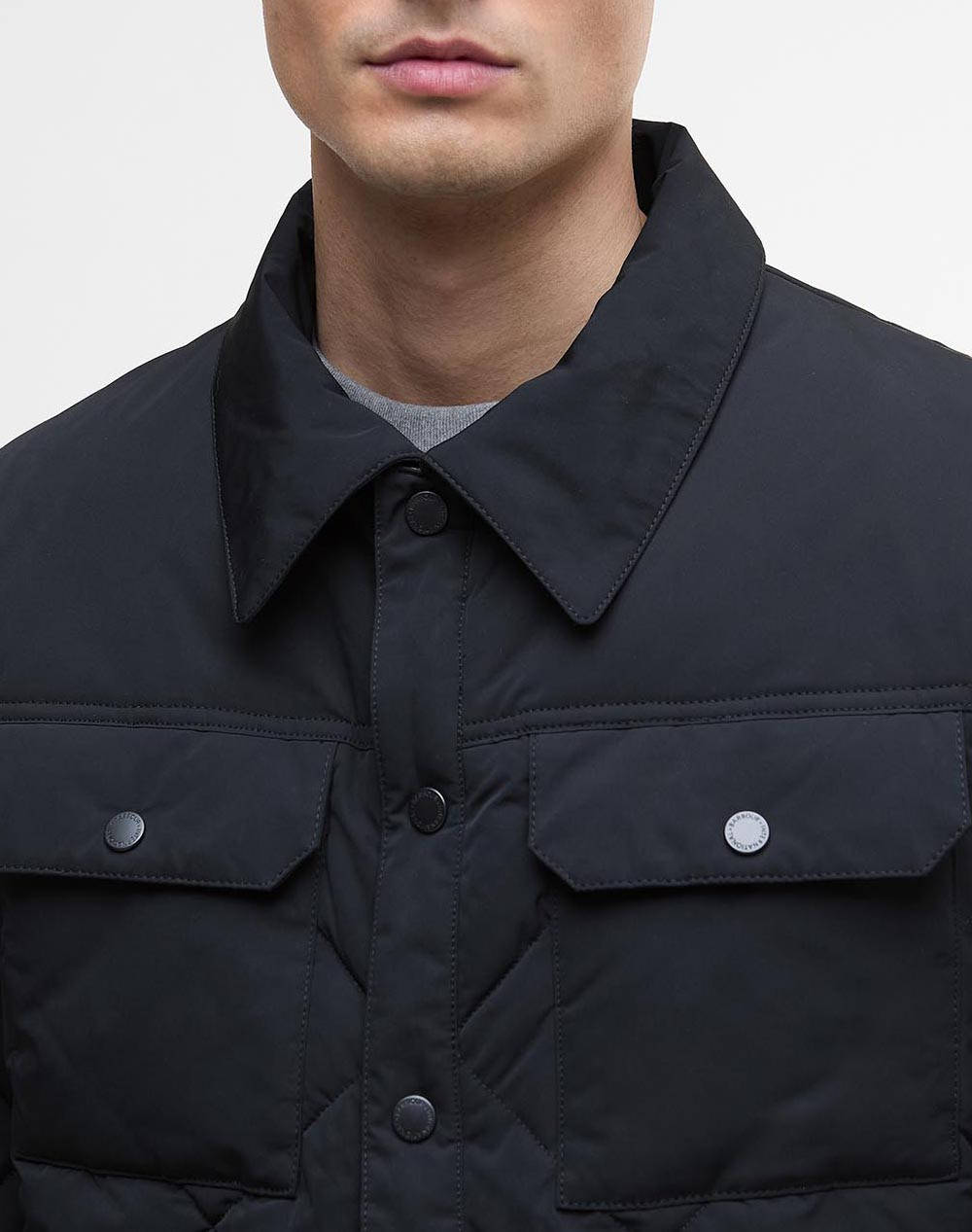 BARBOUR INTERNATIONAL ΜΠΟΥΦΑΝ MQU1871-BIBK11 Black φωτογραφία