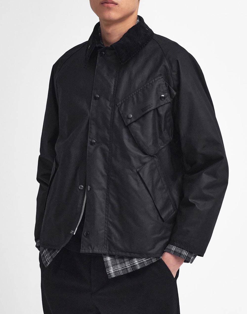BARBOUR INTERNATIONAL BARBOUR INTERNATIONAL ΜΠΟΥΦΑΝ ΚΕΡΩΜΕΝΟ MWX2379-BIBK71 Black