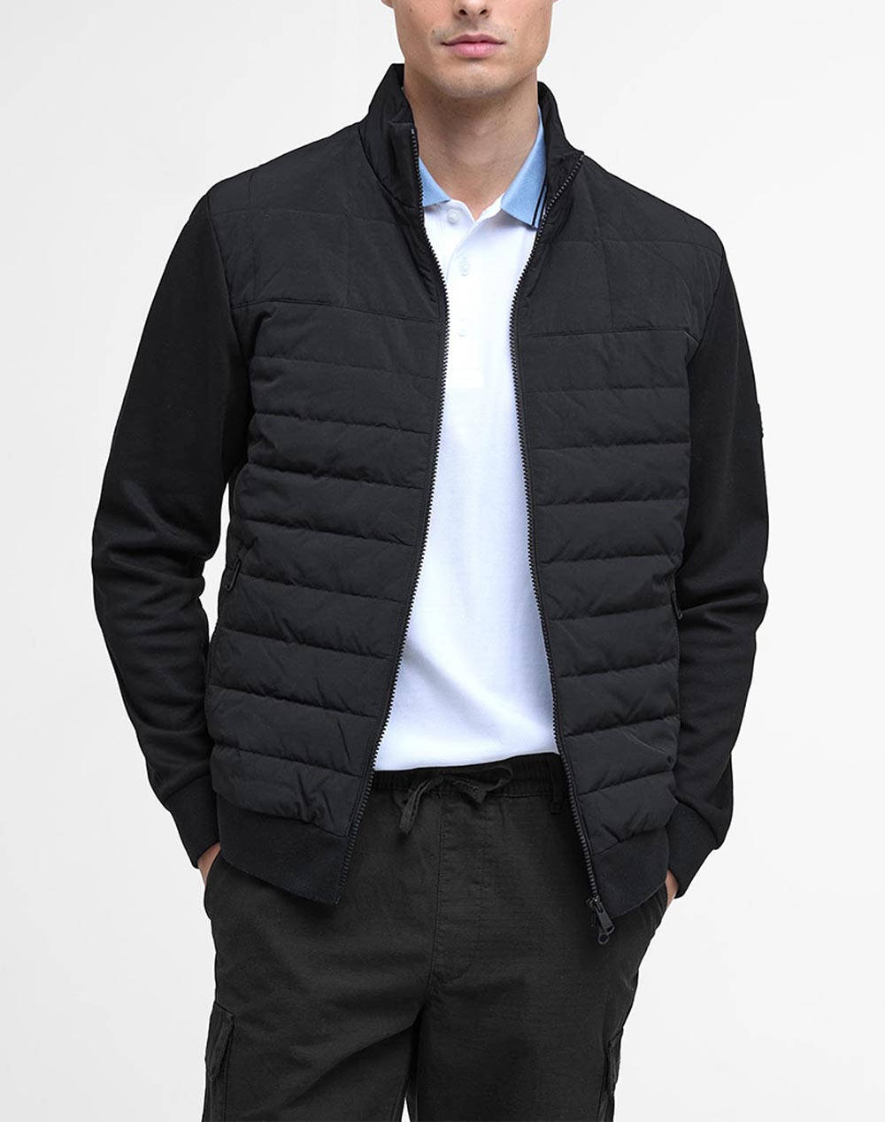 BARBOUR INTERNATIONAL BARBOUR INTERNATIONAL B.INTL COLLINS BAFFLE QUILTED SWEAT MQS0070-BIBK11.16 Black