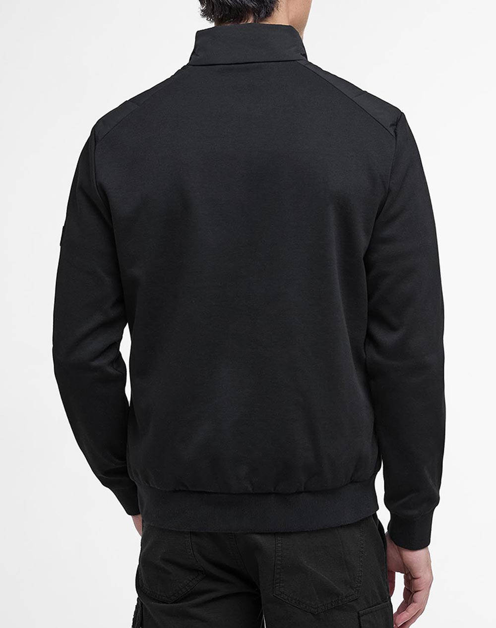 BARBOUR INTERNATIONAL B.INTL COLLINS BAFFLE QUILTED SWEAT MQS0070-BIBK11.16 Black φωτογραφία