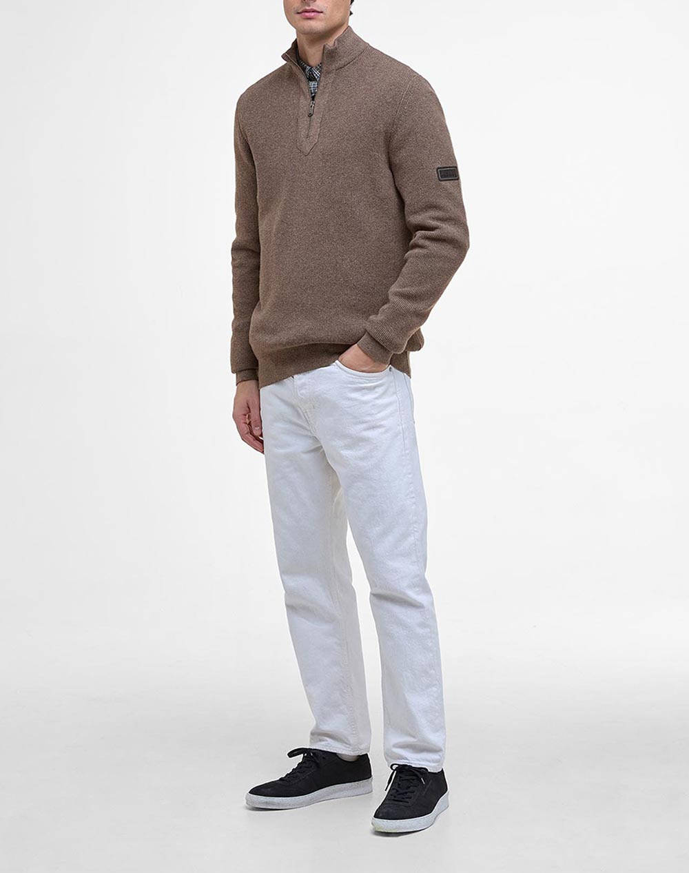 BARBOUR INTERNATIONAL ΠΛΕΚΤΟ MKN1612-BIST59 Brown φωτογραφία