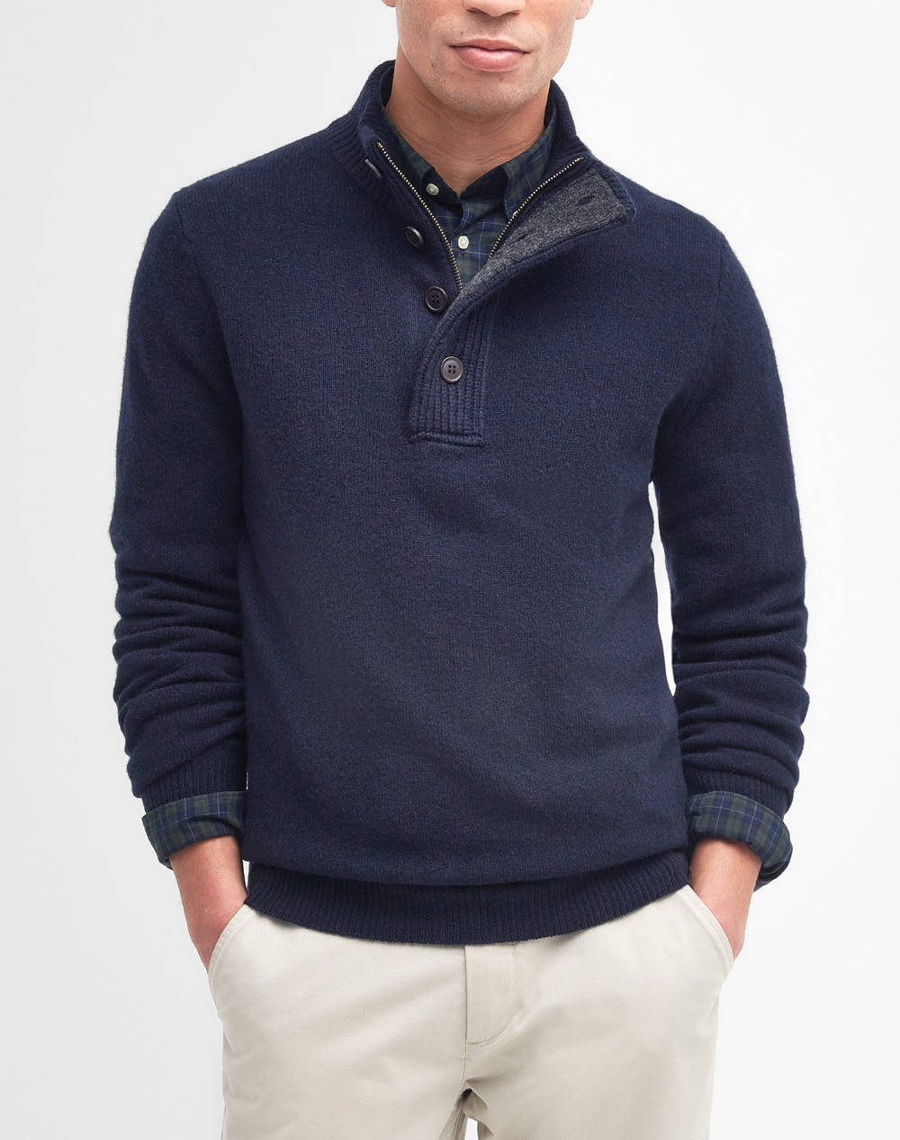 BARBOUR ΠΛΕΚΤΟ MKN0585-BRNY91 NavyBlue