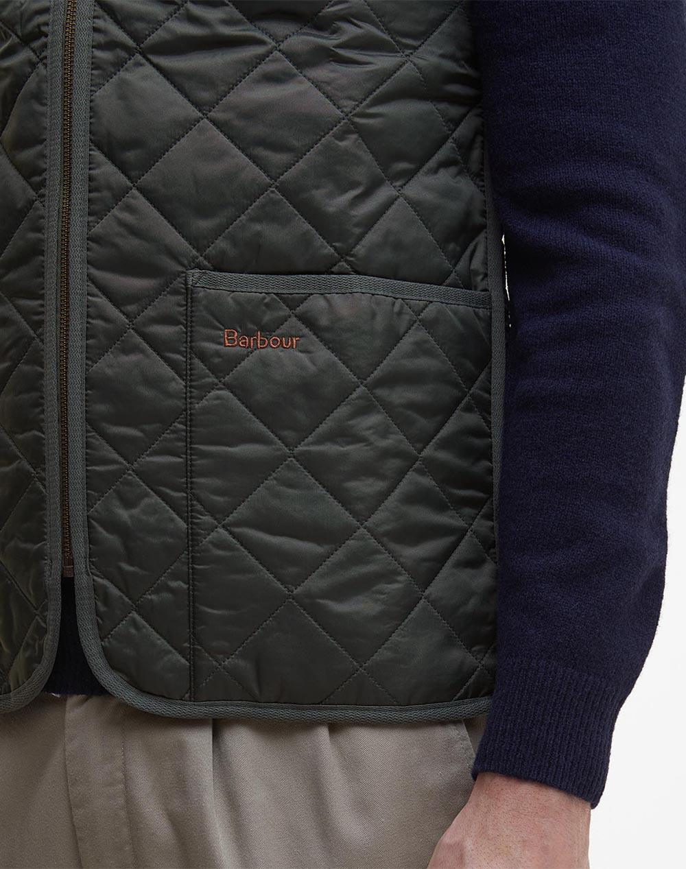 BARBOUR ΓΙΛΕΚΟ QUILT MLI0001-BRGN91 DarkGreen φωτογραφία