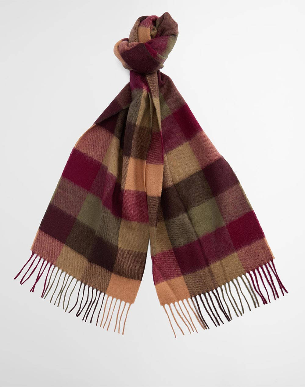 BARBOUR BARBOUR LAMBSWOOL TATTERSALL SCARF USC0005-BRRE98.1 Mixed φωτογραφία