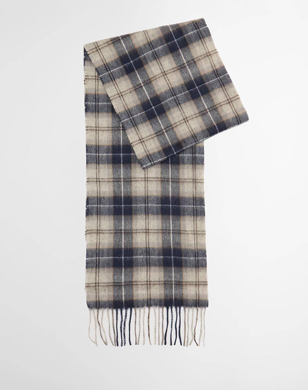 BARBOUR TARTAN SCARF & GLOVE GIFT SET MGS0018-BRTN38.1 Gray φωτογραφία