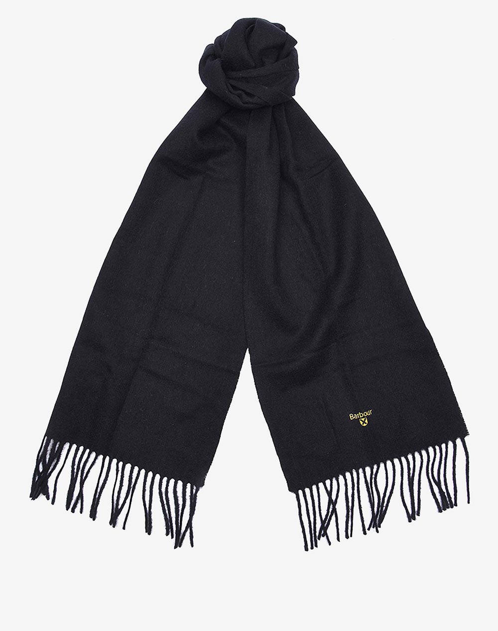 BARBOUR PLAIN LAMBSWOOL SCARF USC0008-BRBK11 Black φωτογραφία