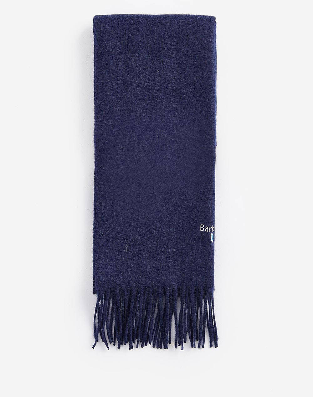 BARBOUR BARBOUR PLAIN LAMBSWOOL SCARF USC0008-BRNY11 NavyBlue