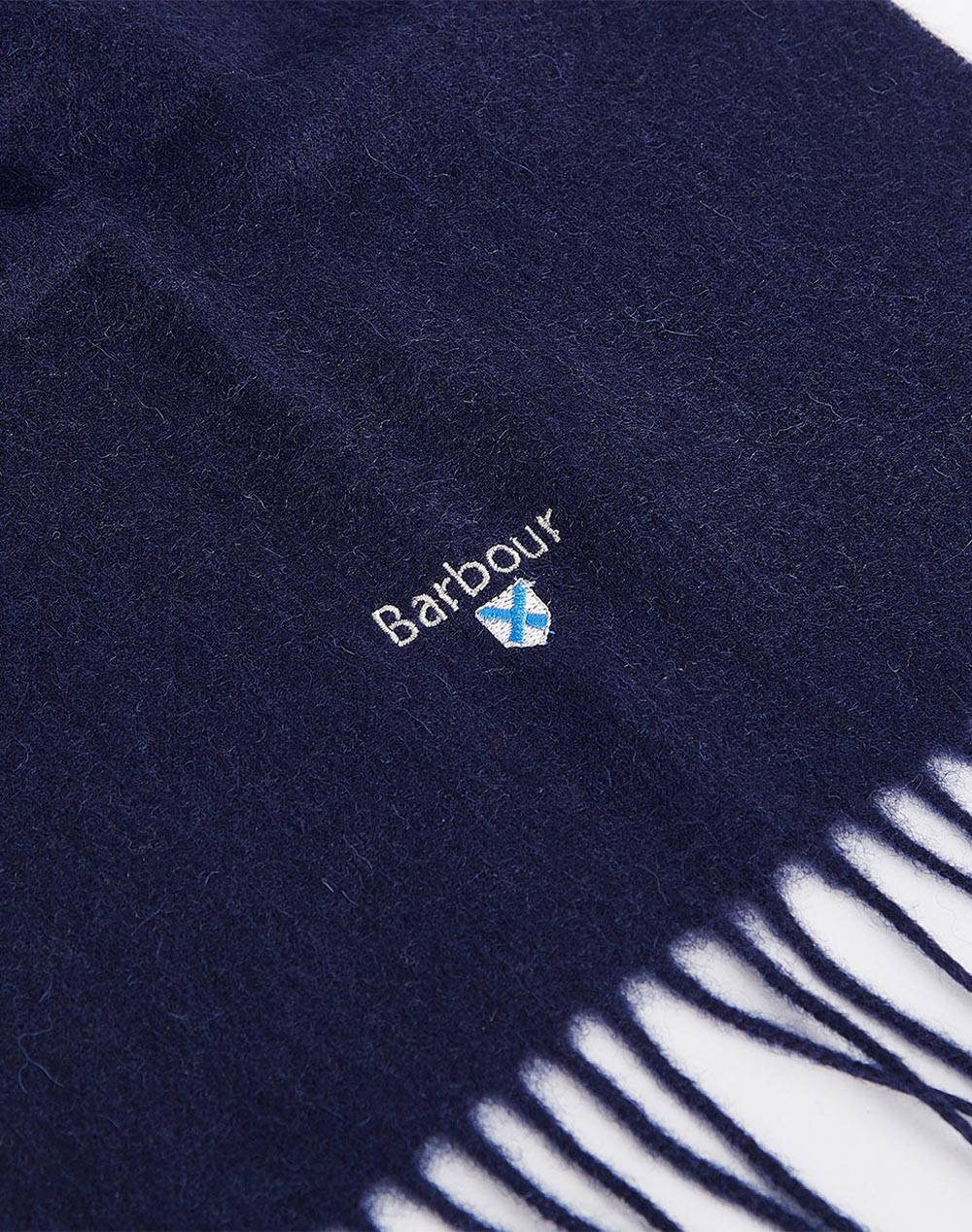 BARBOUR PLAIN LAMBSWOOL SCARF USC0008-BRNY11 NavyBlue φωτογραφία