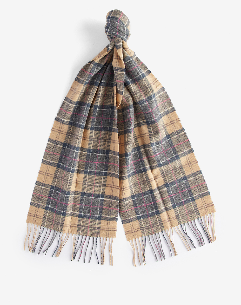 BARBOUR TARTAN LAMBSWOOL SCARF USC0001-BRTN31 Biege φωτογραφία