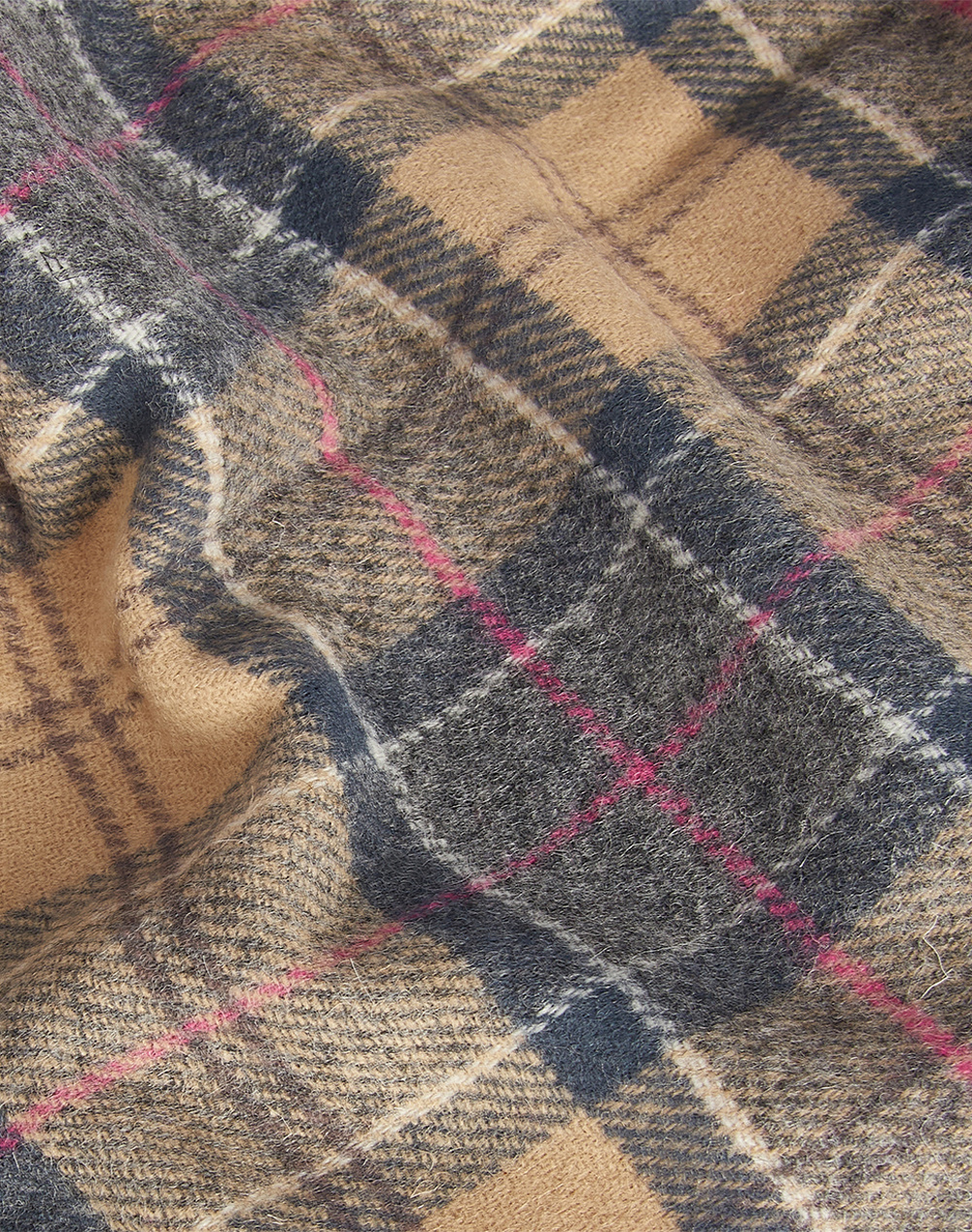 BARBOUR TARTAN LAMBSWOOL SCARF USC0001-BRTN31 Biege φωτογραφία