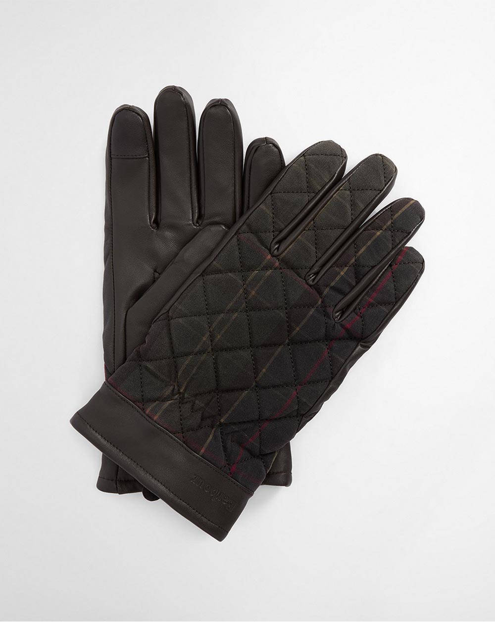 BARBOUR BARBOUR DARWEN TARTAN GLOVES MGL0143-BRTN11.1 DarkBrown