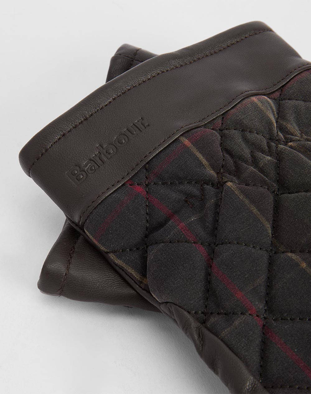 BARBOUR DARWEN TARTAN GLOVES MGL0143-BRTN11.1 DarkBrown φωτογραφία