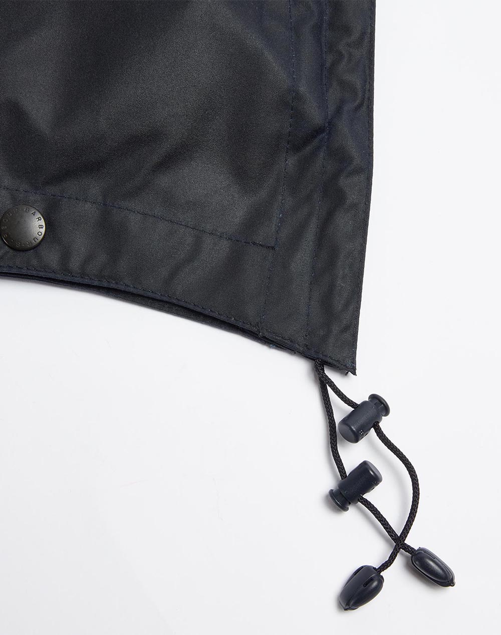 BARBOUR WAXED COTTON HOOD MHO0004-BRNY91 DarkBlue φωτογραφία