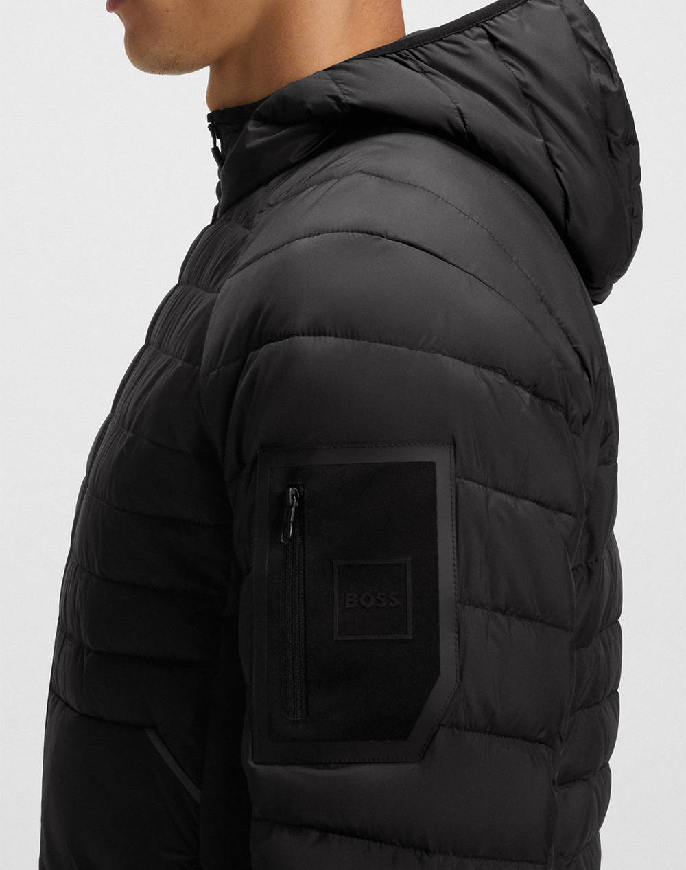 Boss Ow Urbanex Jt Hd 10262007 01 50549181-001 Black ανδρικά ρούχα Πανωφορια μπουφάν Politikos Shop Πολιτικός