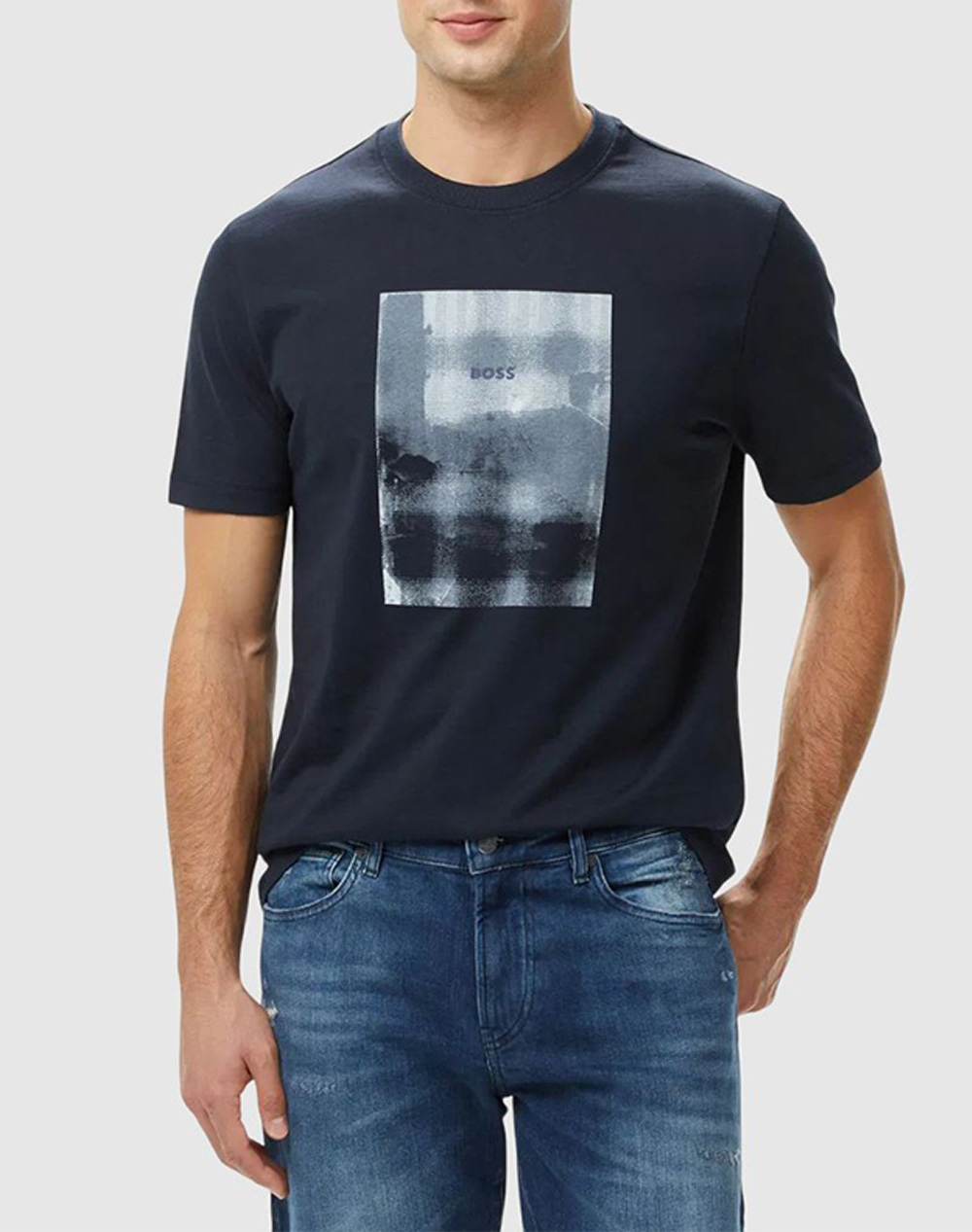 BOSS BOSS Te_brokenice 10276578 01 50554640-404 DarkBlue