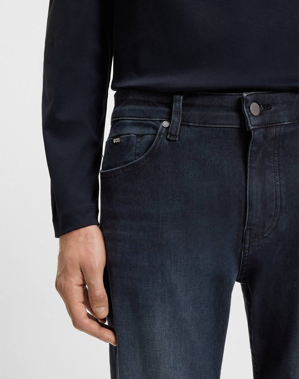 Boss P-Re Maine 10251320 02 50549820-401 Denimdarkblue ανδρικά ρούχα παντελόνια Jeans Politikos Shop Πολιτικός