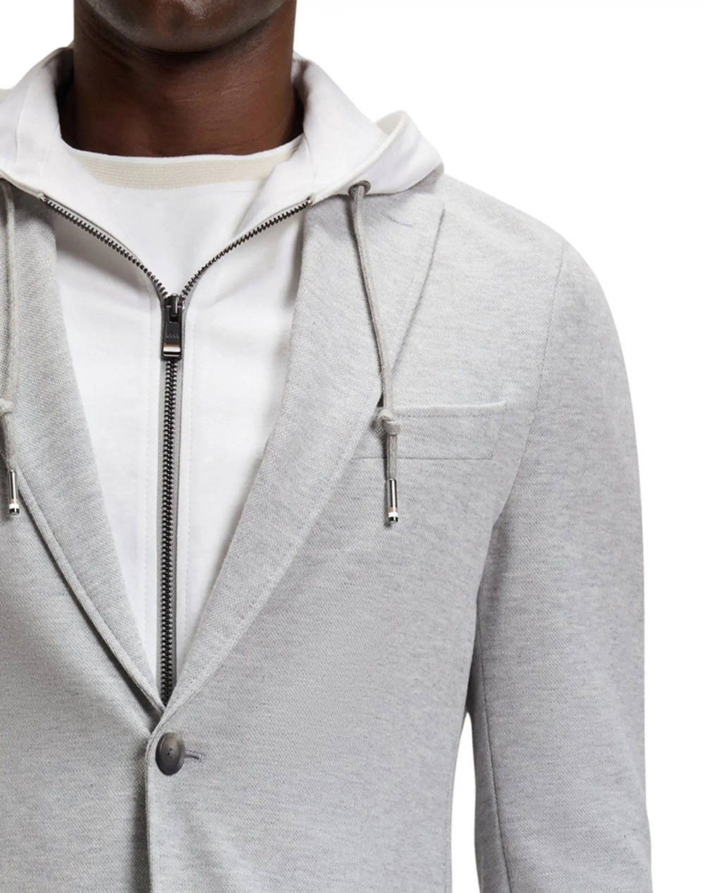 BOSS C-Hanry-J-Hoodie-253 10272803 01 50545835-072 LightGray φωτογραφία