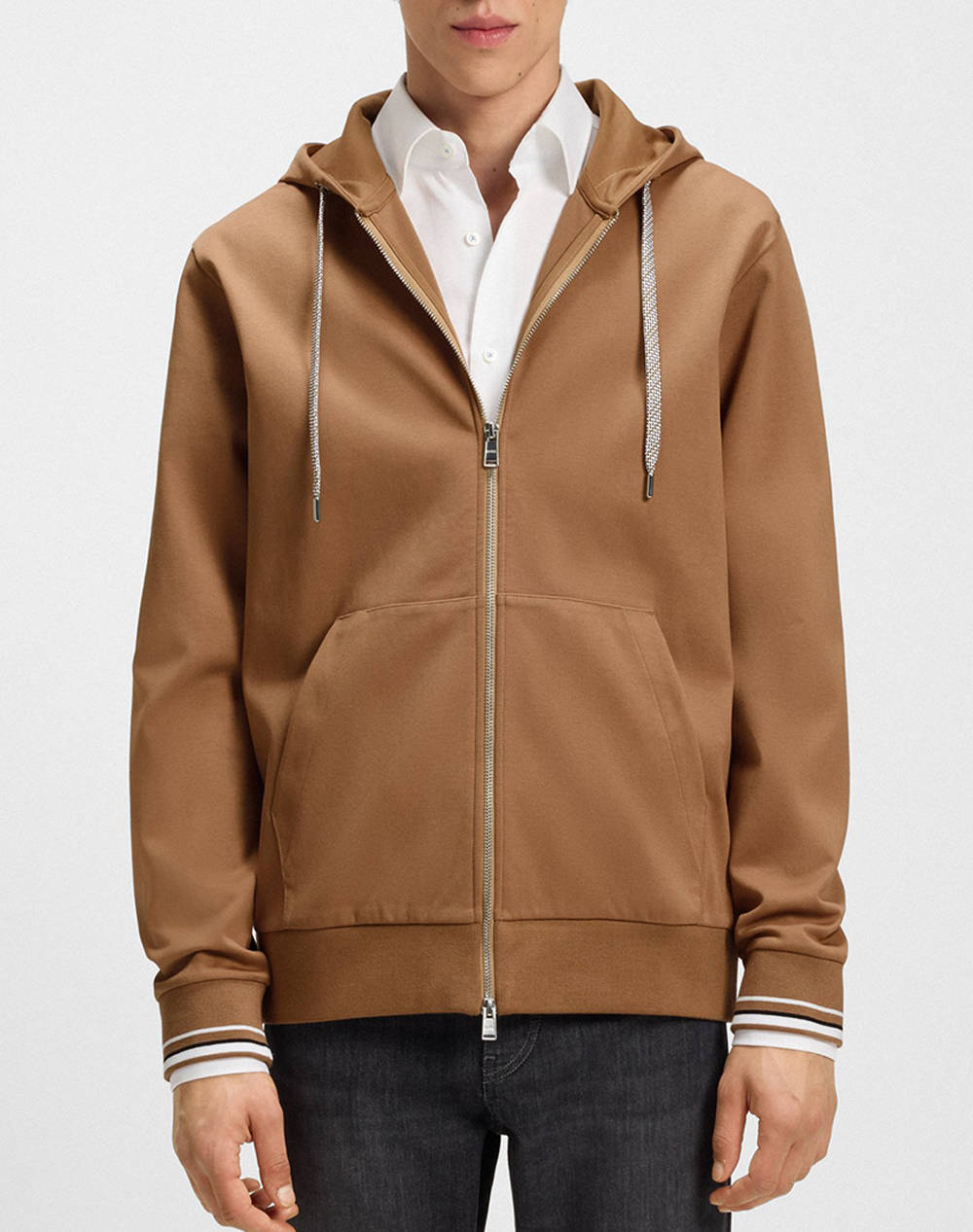 Ανδρικά φούτερ & hoodies boss σε καφε