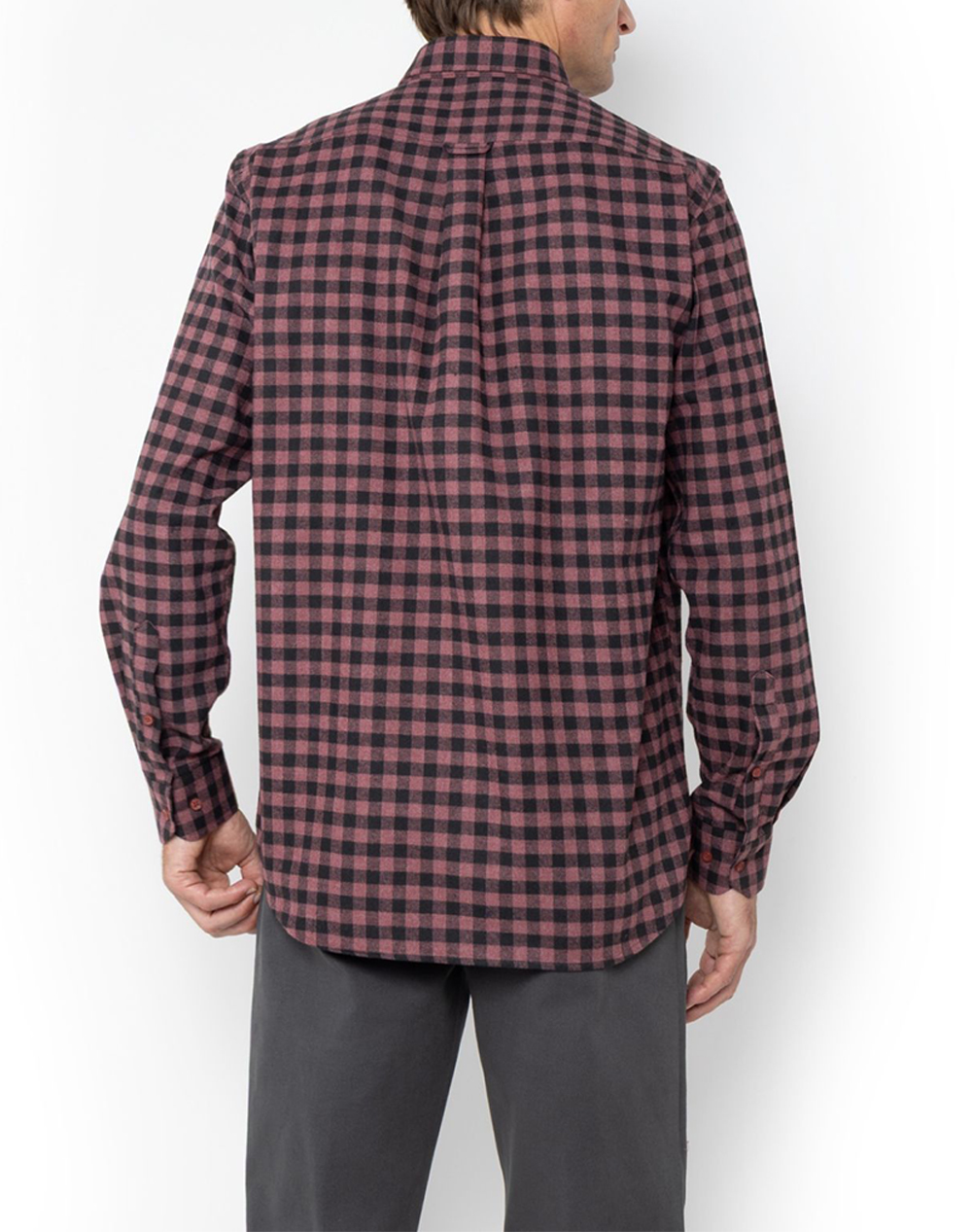 THE BOSTONIANS ΠΟΥΚΑΜΙΣΟ MAVERICK FLANNEL REGULAR FIT MedCheck FLANNEL Button-down Regular FIT 3AACH8645-DARK Mixed φωτογραφία