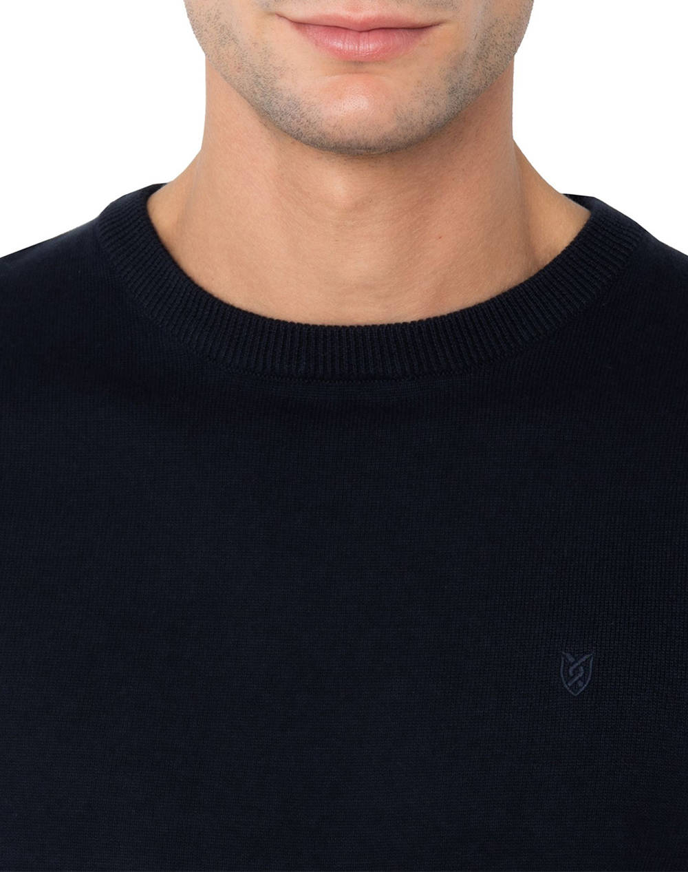 THE BOSTONIANS ΠΛΕΚΤΟ ΒΑΜΒΑΚΕΡΟ ΛΑΙΜΟΚΟΨΗ REGULAR FIT 3MR1009-NAVY DarkBlue φωτογραφία