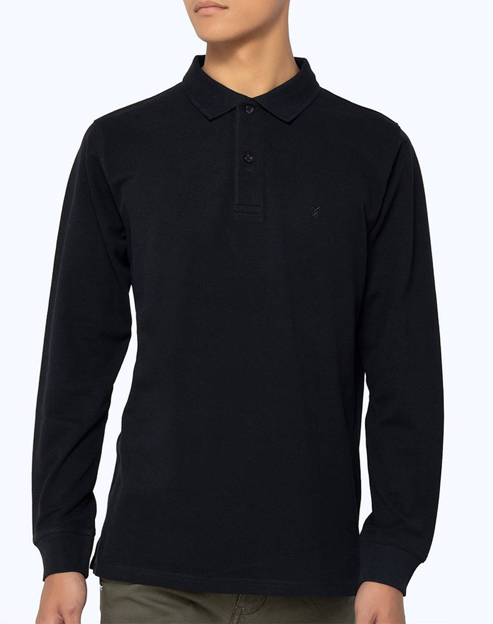 THE BOSTONIANS ΜΠΛΟΥΖΑ POLO PIQUE REGULAR FIT 3PL0001-BLACK Black