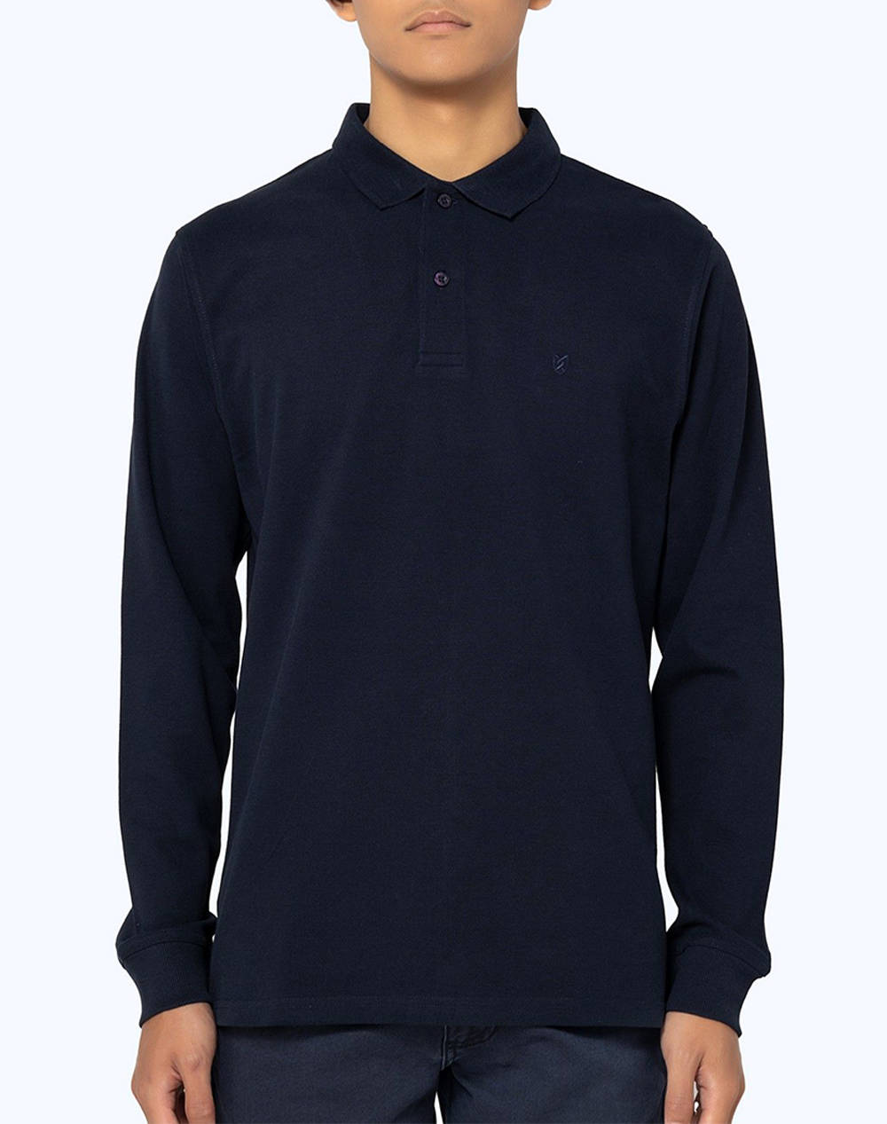THE BOSTONIANS ΜΠΛΟΥΖΑ POLO PIQUE REGULAR FIT 3PL0001-NAVY DarkBlue