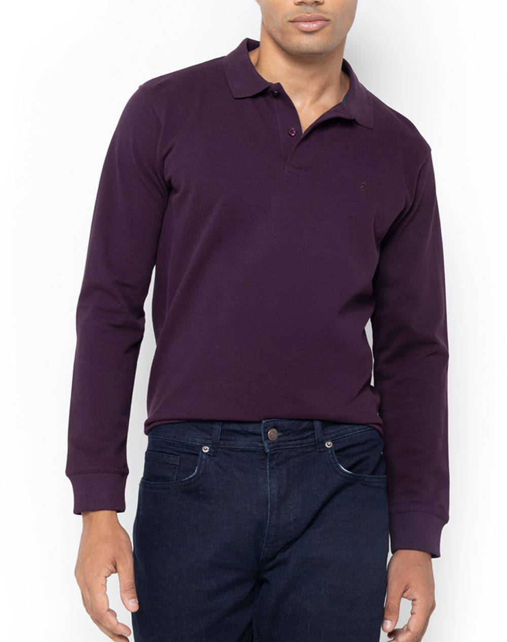 THE BOSTONIANS ΜΠΛΟΥΖΑ POLO PIQUE REGULAR FIT 3PL0001-DARK DarkPurple