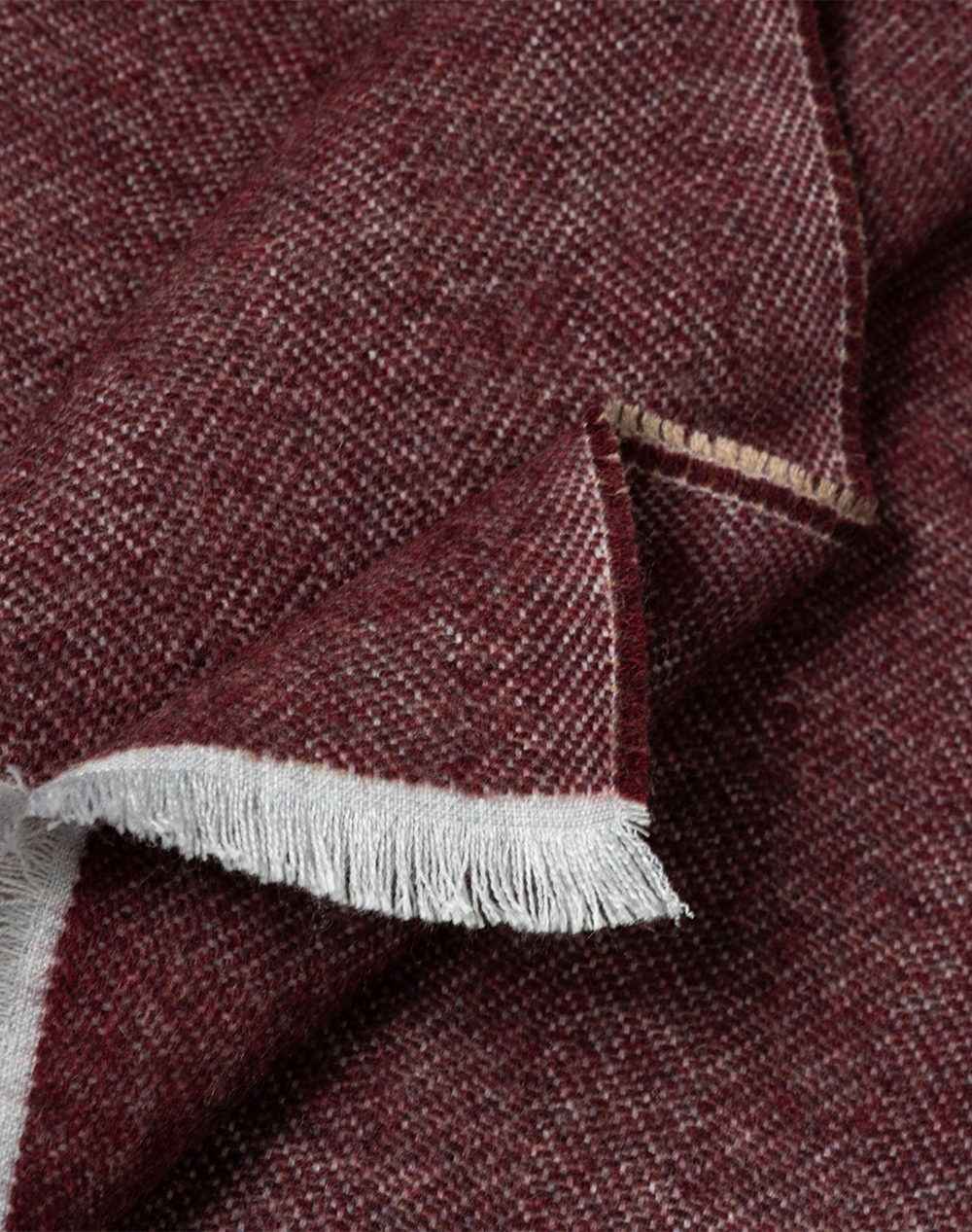 THE BOSTONIANS ΚΑΣΚΟΛ DOUBLE FACE ΜΟΝΟΧΡΩΜΟ 3SC353101-BURGUNDY Bordeux φωτογραφία