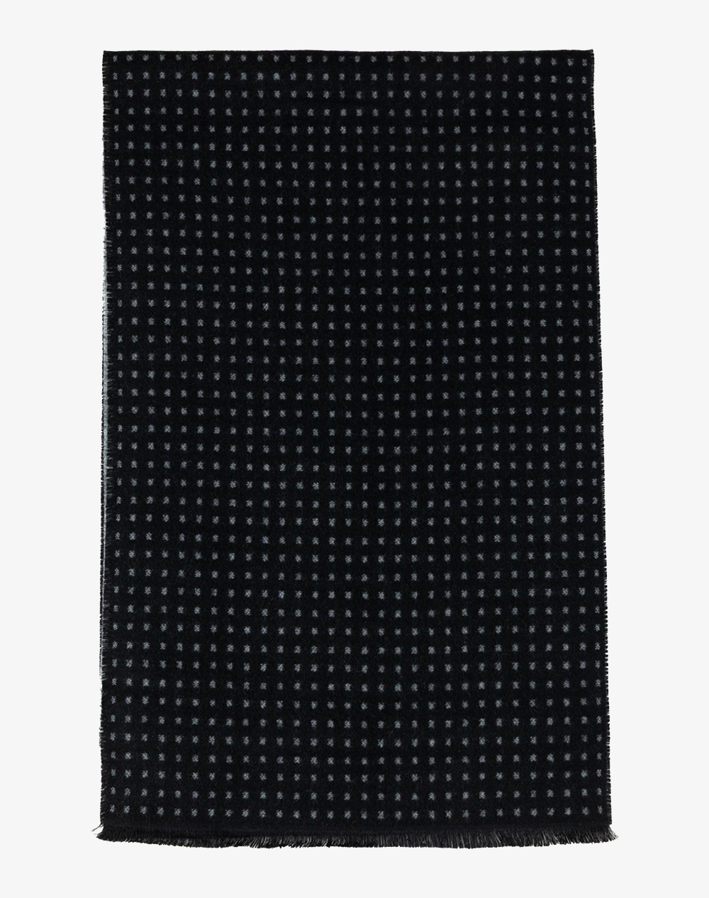 THE BOSTONIANS ΚΑΣΚΟΛ DOBBY DOUBLE FACE ΜΟΝΟΧΡΩΜΟ 3SC353102-BLACK Black