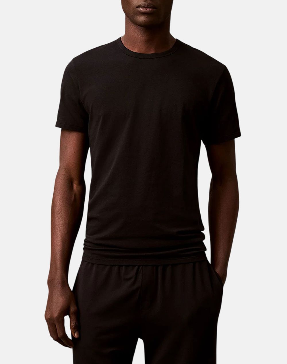 CALVIN KLEIN S/S CREW NECK 3PK LV00NB4185-UB1 Black φωτογραφία