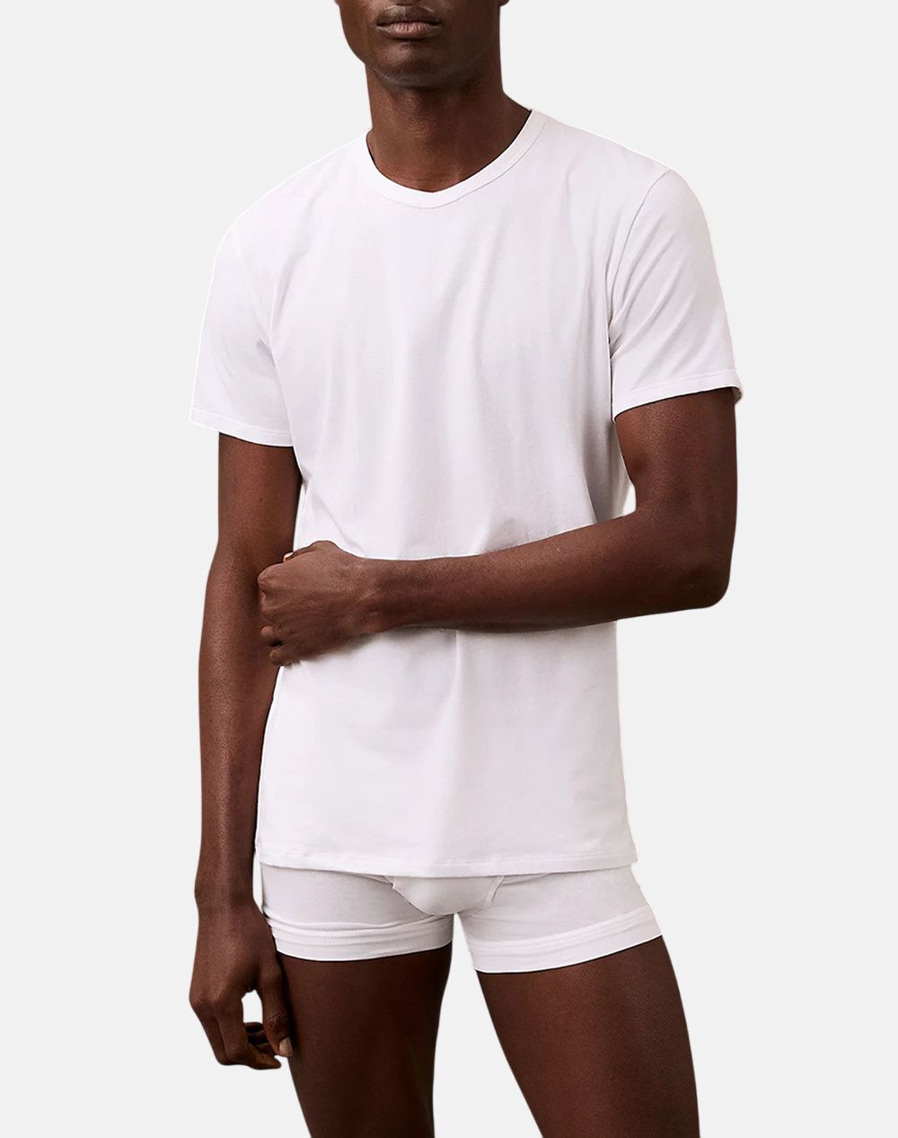 CALVIN KLEIN S/S CREW NECK 3PK LV00NB4185-100 White φωτογραφία