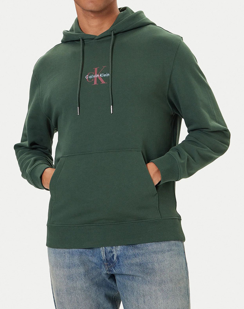 CALVIN KLEIN JEANS LS EU 350TERRY MICRO MONOLOGO HO LV04RD243G-LLG DarkGreen