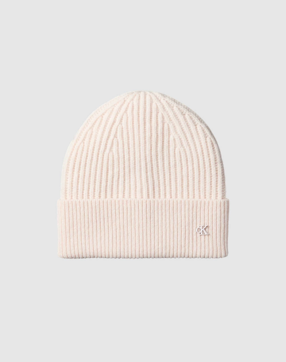CALVIN KLEIN CALVIN KLEIN JEANS CK METAL WOOL BEANIE LV04D8032G-WFI Cream