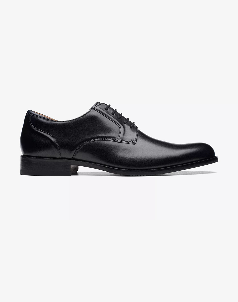 CLARKS CLARKS CraftArlo Lace 26171449-BLACK LEATHER Black