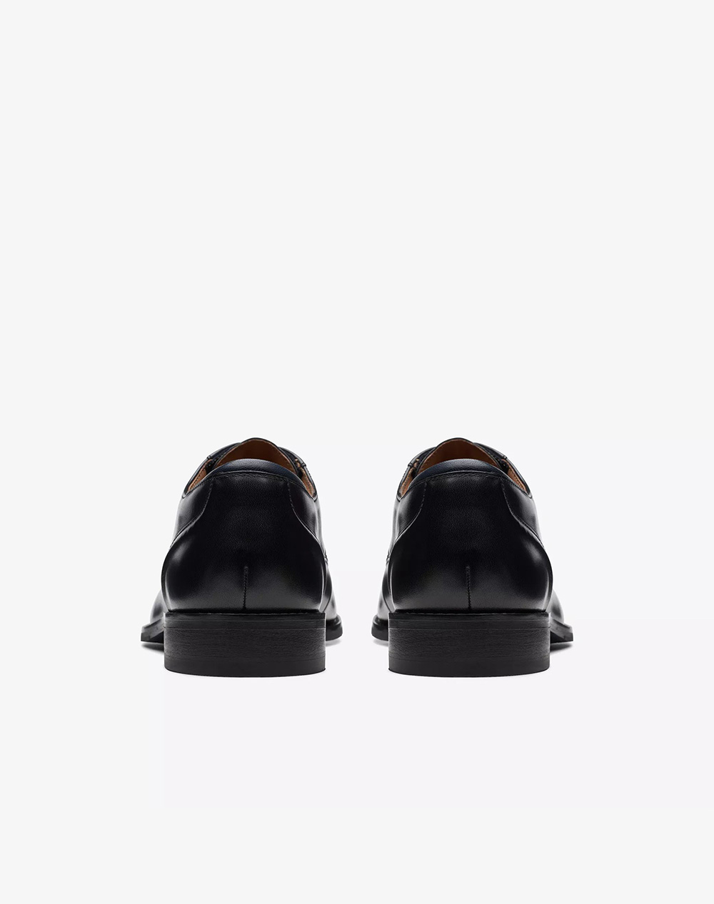 CLARKS CraftArlo Lace 26171449-BLACK LEATHER Black φωτογραφία