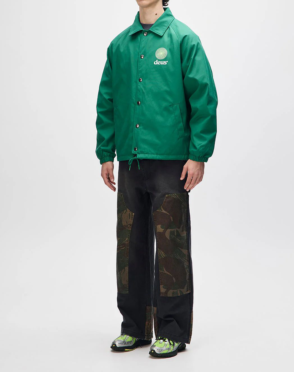 DEUS EX MACHINA STRATA COACH JACKET ΜΠΟΥΦΑΝ ΑΝΔΡΙΚΟ DMF246763-VER Green φωτογραφία