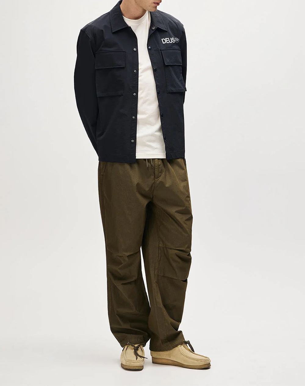 DEUS EX MACHINA FAULDS FATIGUE SHIRT ΠΟΥΚΑΜΙΣΟ ΑΝΔΡΙΚΟ DMF255446-BLK Black φωτογραφία