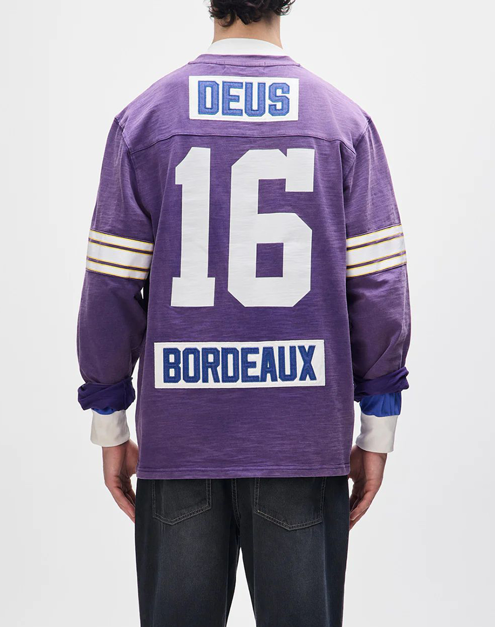 DEUS EX MACHINA EIGHT TRACK JERSEY ΜΠΛΟΥΖΑ ΑΝΔΡΙΚΟ DUF251435-VND Purple φωτογραφία