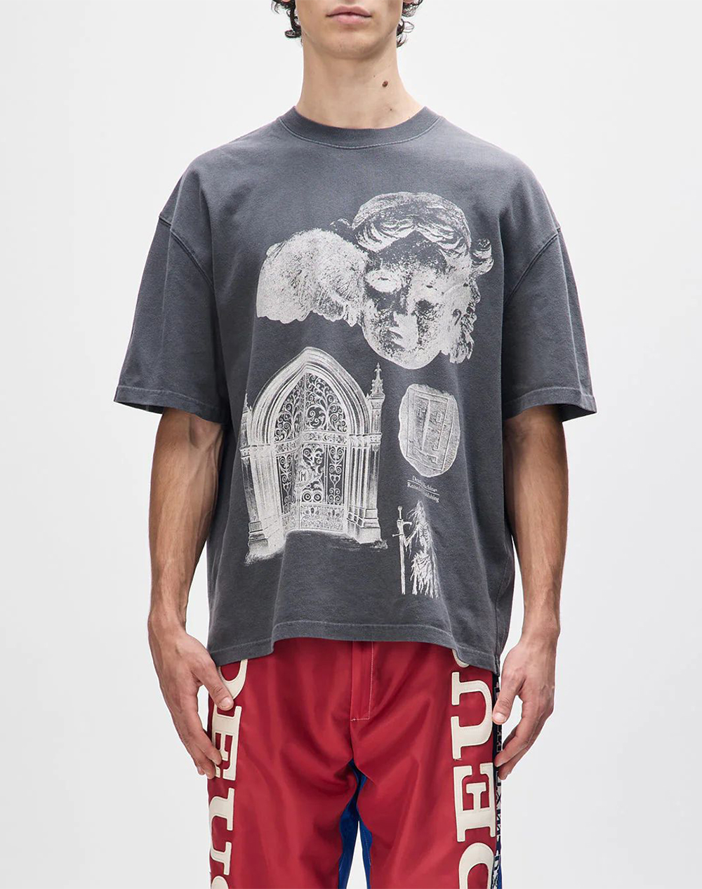 DEUS EX MACHINA DEUS EX MACHINA INVOCATION TEE ΜΠΛΟΥΖΑ ΑΝΔΡΙΚΟ DUF251449B-ATH DarkSlateGrey