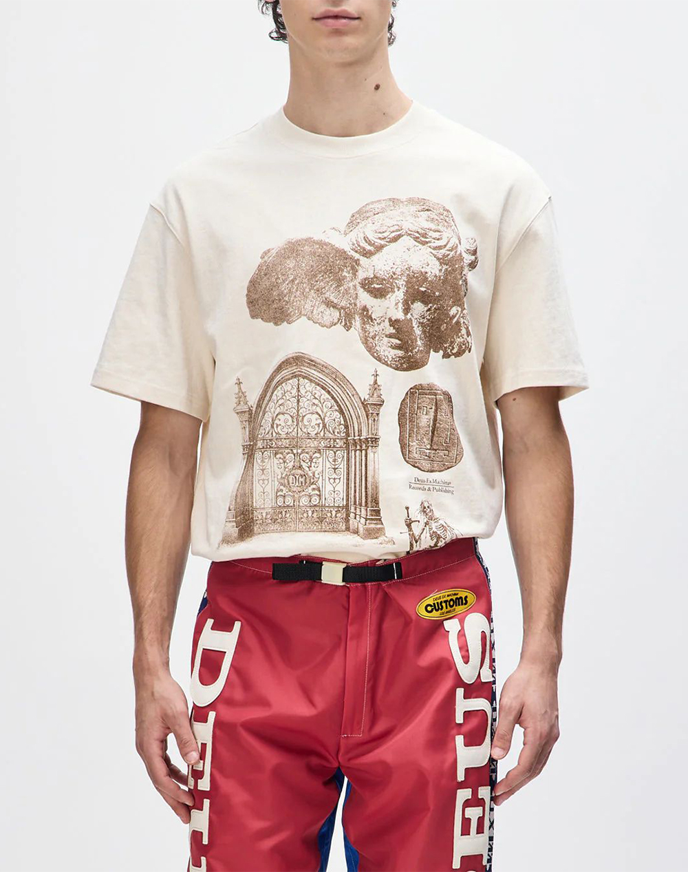 DEUS EX MACHINA DEUS EX MACHINA INVOCATION TEE ΜΠΛΟΥΖΑ ΑΝΔΡΙΚΟ DUF251449B-DWH Ecru