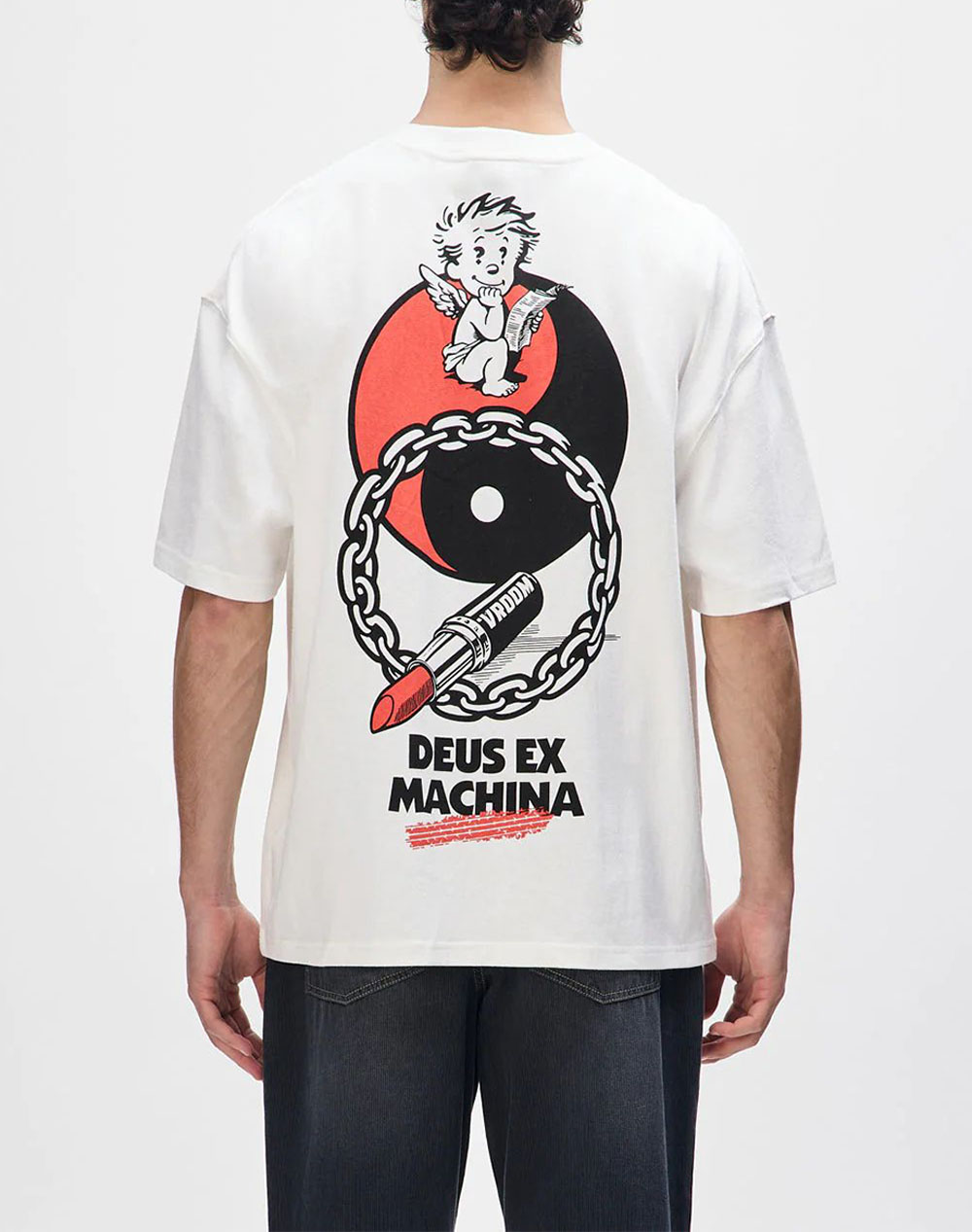 DEUS EX MACHINA ROUGHNECK TEE ΜΠΛΟΥΖΑ ΑΝΔΡΙΚΟ DUF251449A-VWH White φωτογραφία