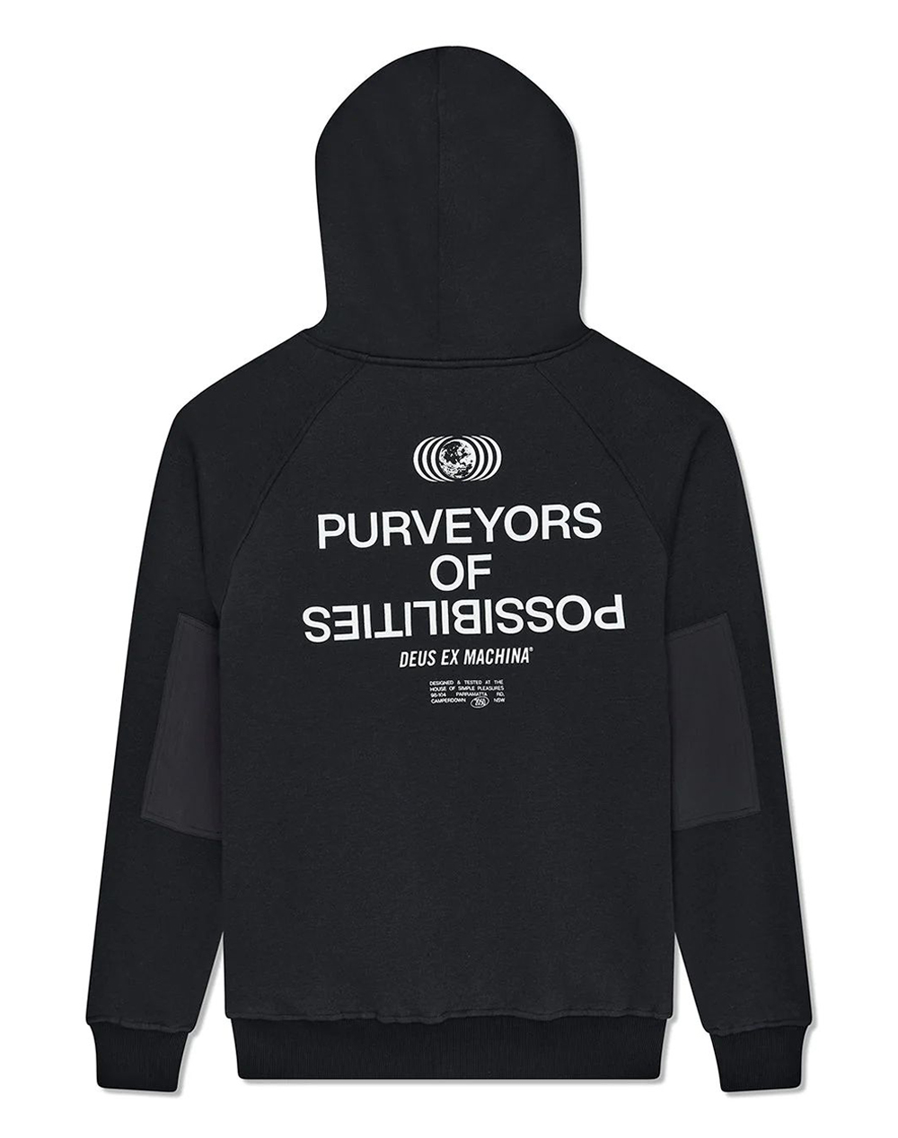 DEUS EX MACHINA AXIS HOODIE ΜΠΛΟΥΖΑ ΑΝΔΡΙΚΟ DMF258256-BLK Black φωτογραφία