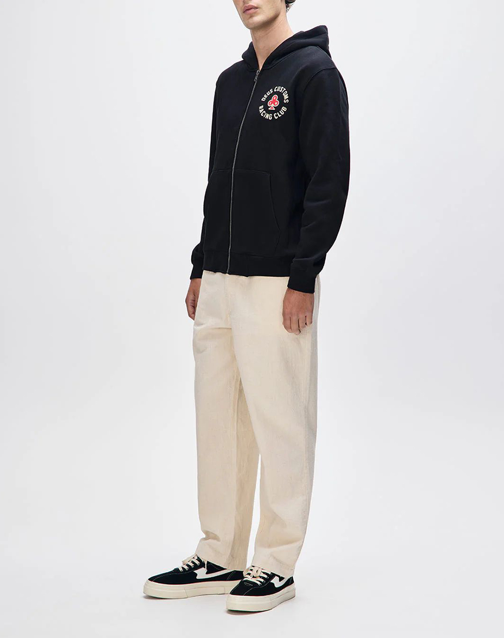 DEUS EX MACHINA BASTO ZIP HOODIE ΜΠΛΟΥΖΑ ΑΝΔΡΙΚΟ DMF258293-BLK Black φωτογραφία