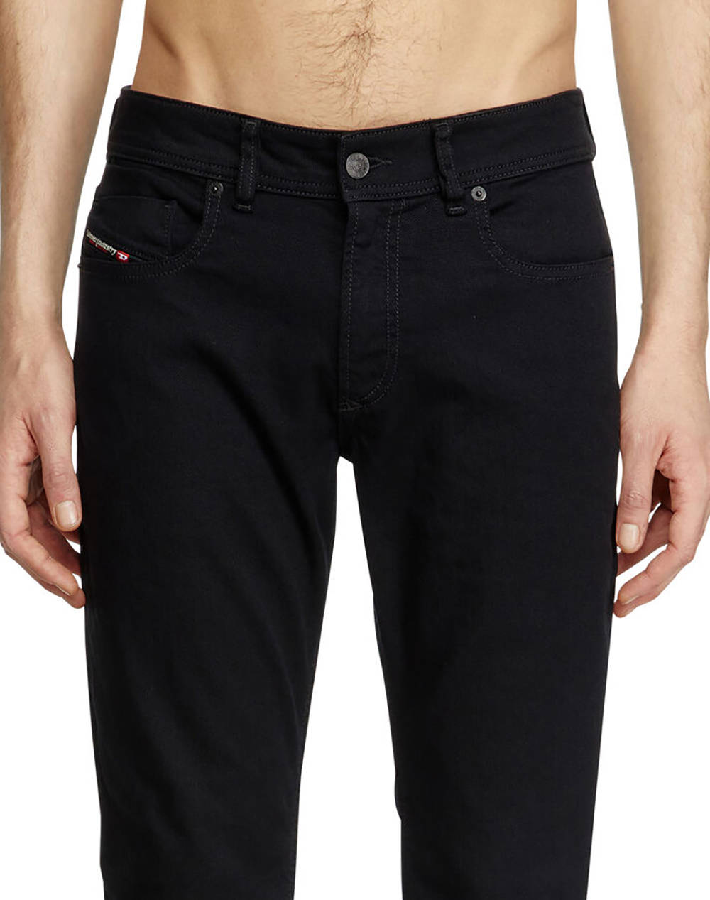 Diesel 1979 Sleenker L 32 Trousers A0359409C51-02 Denimblack ανδρικά ρούχα παντελόνια Jeans Politikos Shop Πολιτικός