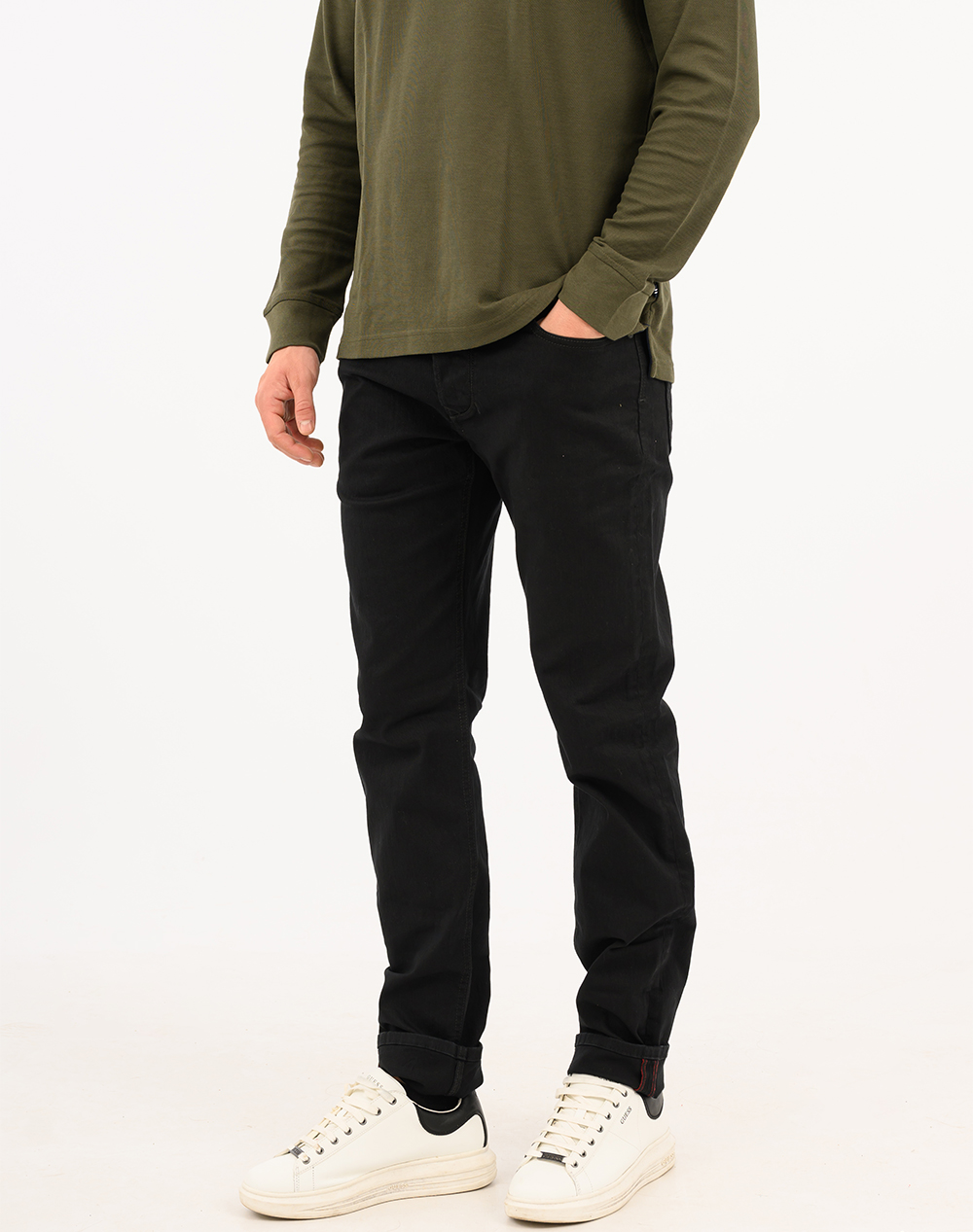 DIESEL 1986 LARKEE-BEEX L.34 TROUSERS 00SU1Y0688H-02 DenimBlack