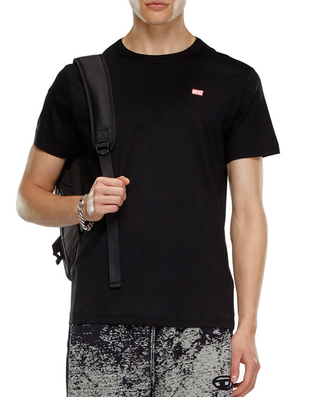 DIESEL T-MIEGOR-K77 T-SHIRT A148190SKAF-9XX Black